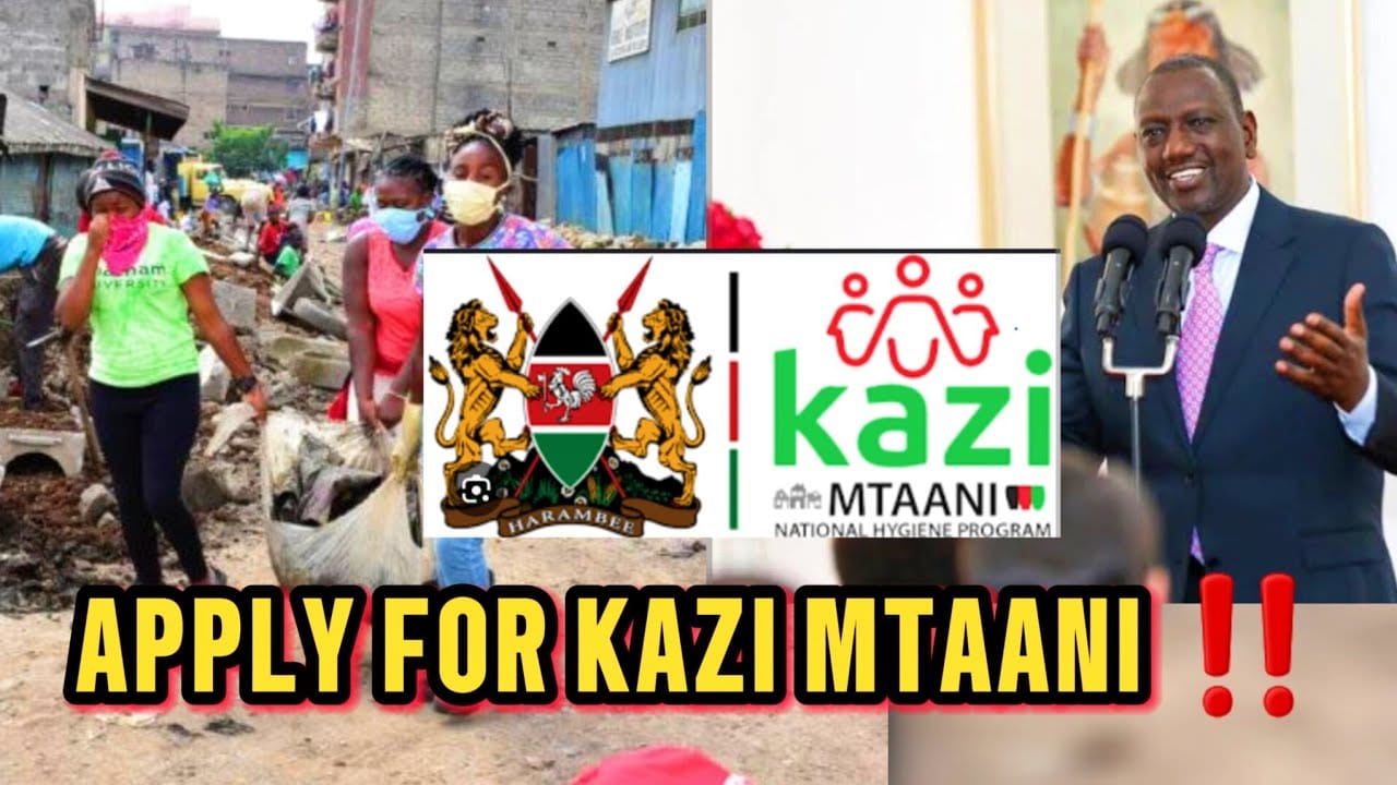 How to Apply for Kazi Mtaani Jobs