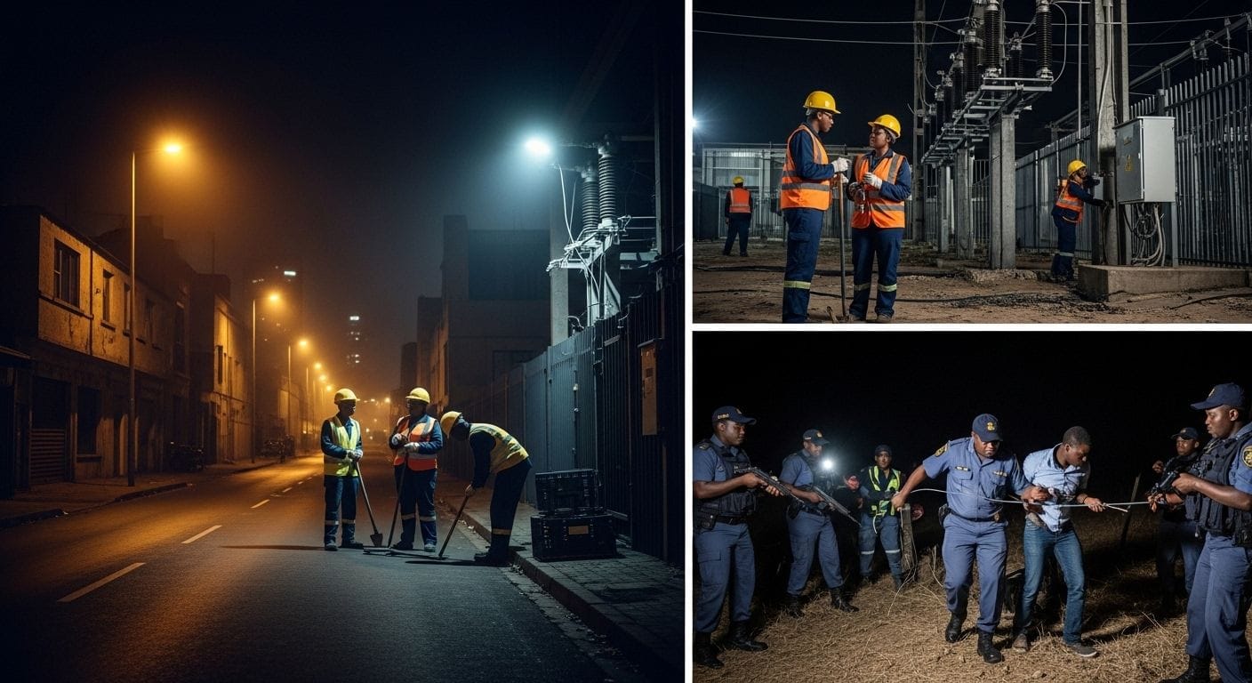 Johannesburg Areas Copper Cable Theft